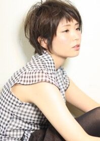 anteret-斜めショートバングボブ☆