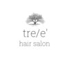 tre/e’ hair salon ロゴ