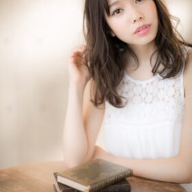 teo-大人のルーズウェーブ　×　斜めバング