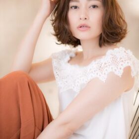 teo-大人のクラシカルパーマボブ×小顔ひし形シルエット