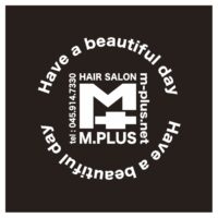HAIR SALON M.PLUS ヨツバコ店 ロゴ