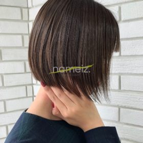 毛束感ブランジュミニボブの写真