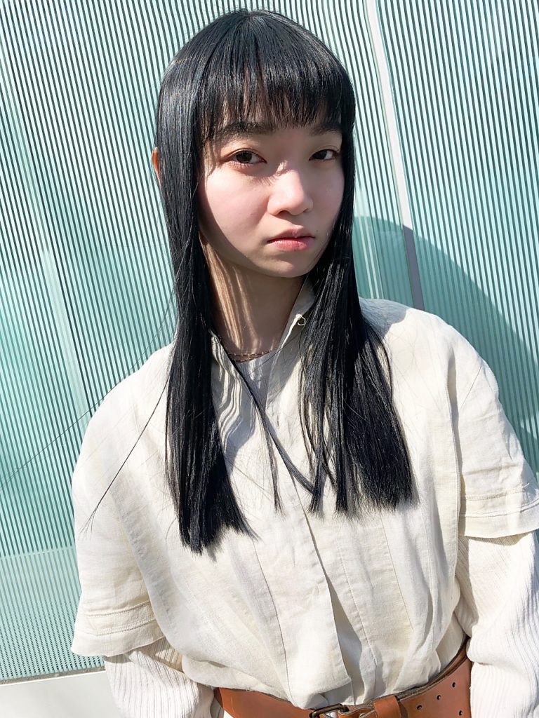 ビコシームのストレートヘアの写真