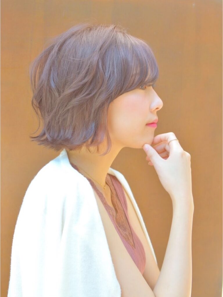 ショートボブスタイルの写真