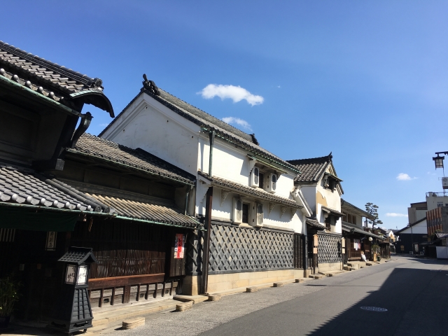 有松の町並みの写真
