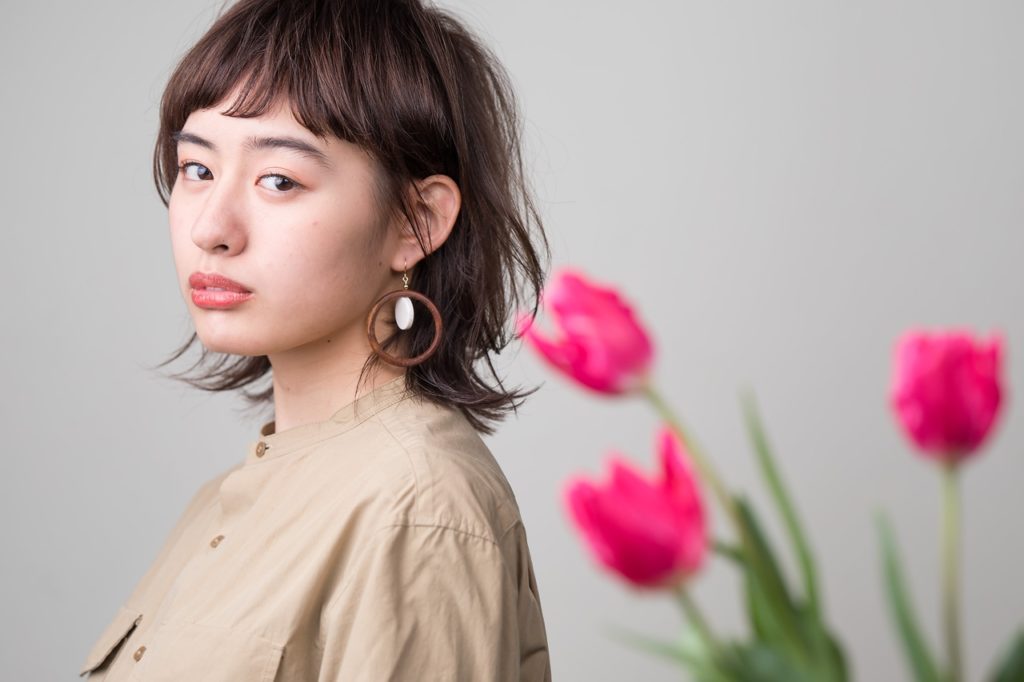 モノヘアーのカラーの写真
