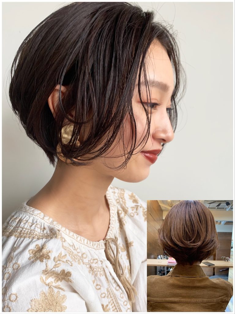 ビコシームのショートヘアの写真