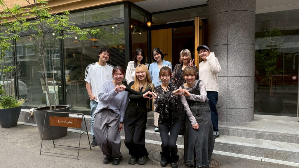 ランプライトのスタイリストの集合写真