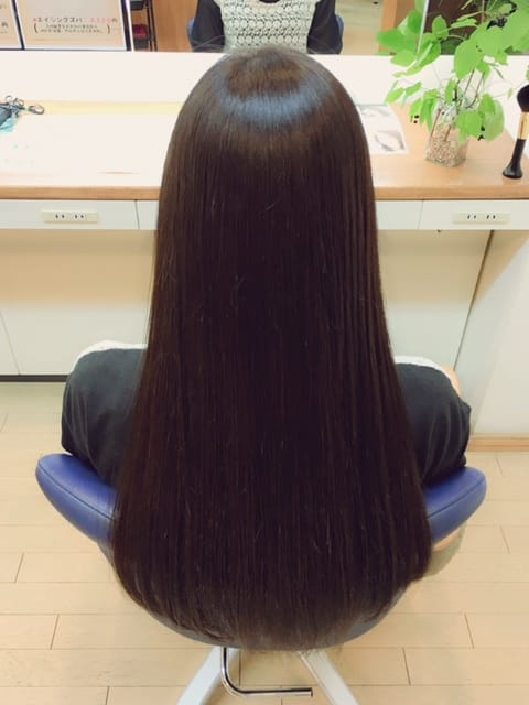 あだち美容室のトリートメント後写真