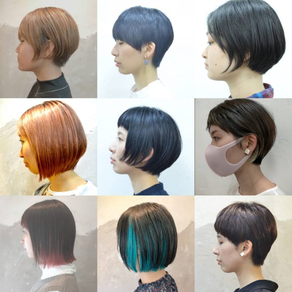 スパイスが手掛けたさまざまなヘアカラーの写真