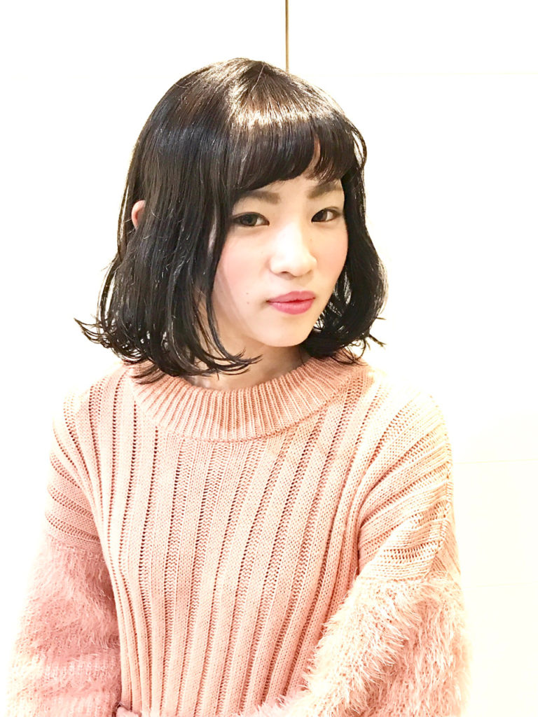 もんでんのボブスタイルの写真