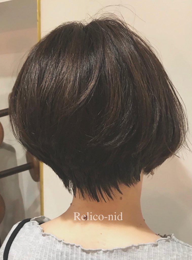 short-レリコ ニドのショートヘアスタイル