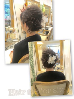 hairset-アトリエシックスのヘアセットスタイル