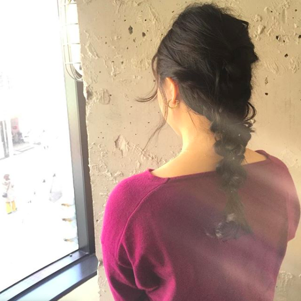 ミューズのヘアセットの写真