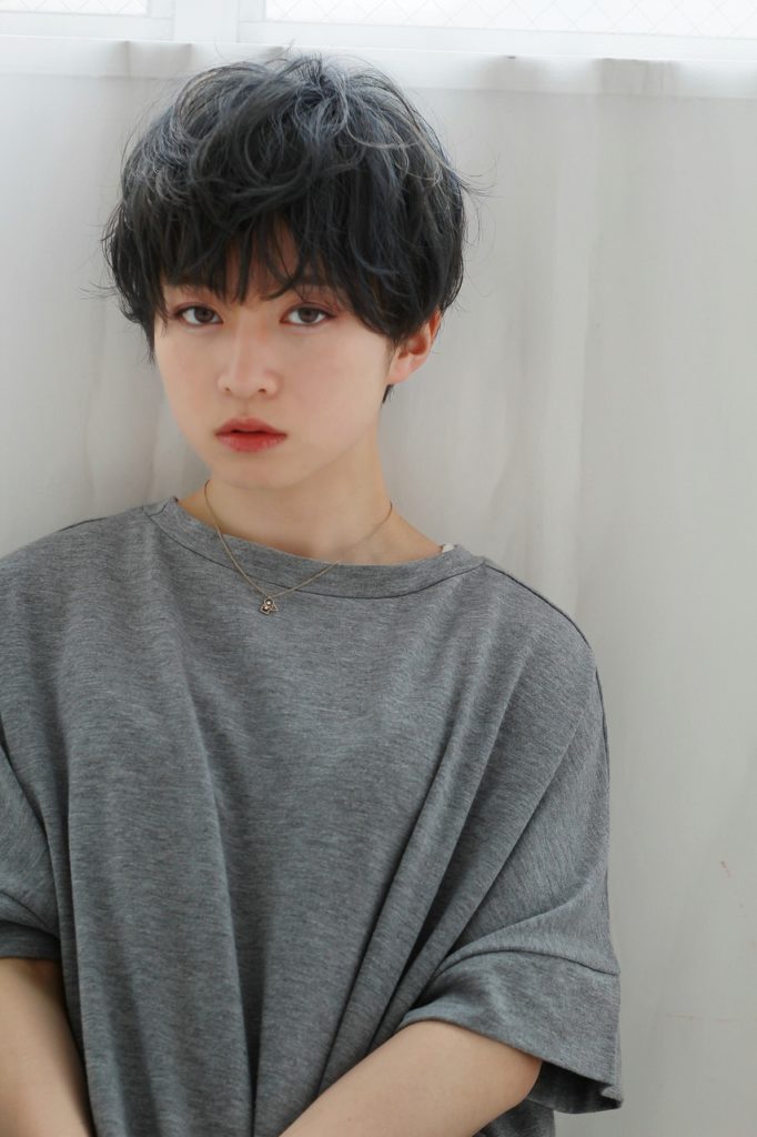 ナインのショートヘアの画像