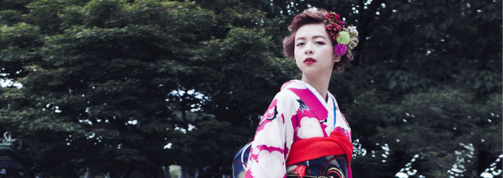 バディヘアの着付けの写真