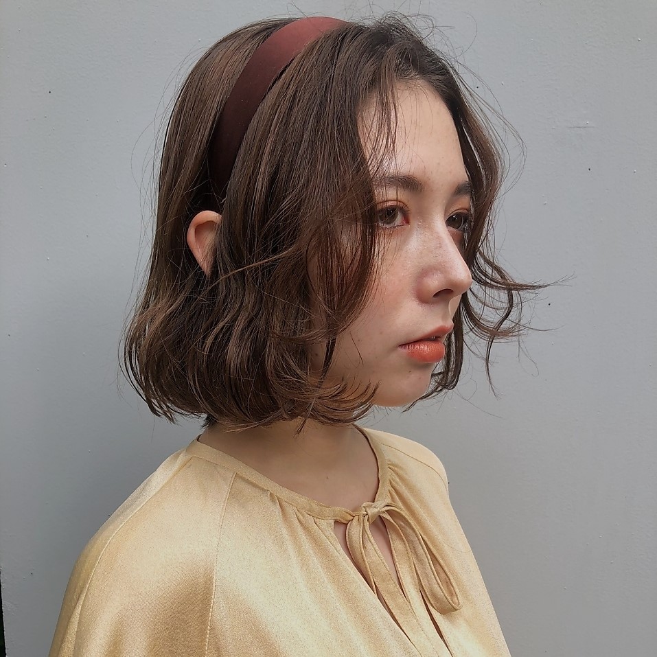 オーダーのヘアカラーの写真