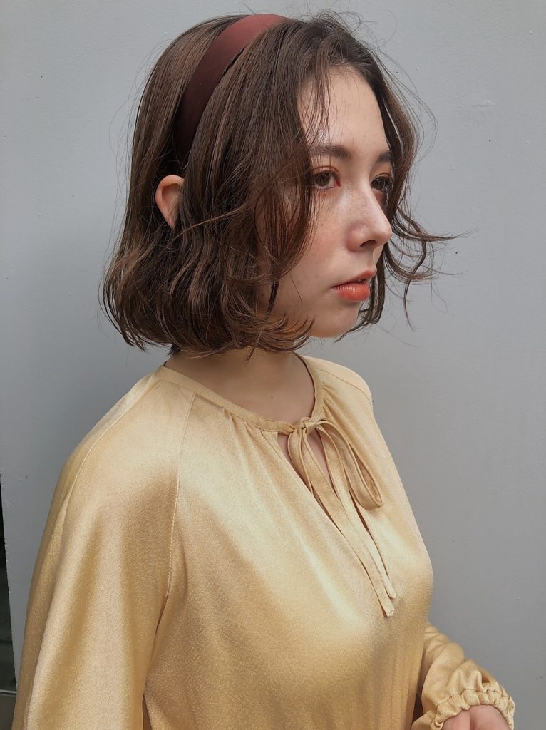 オーダーのヘアカラーの写真