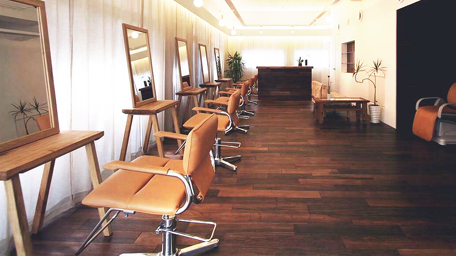 hena-ヘアースピリタスの店内