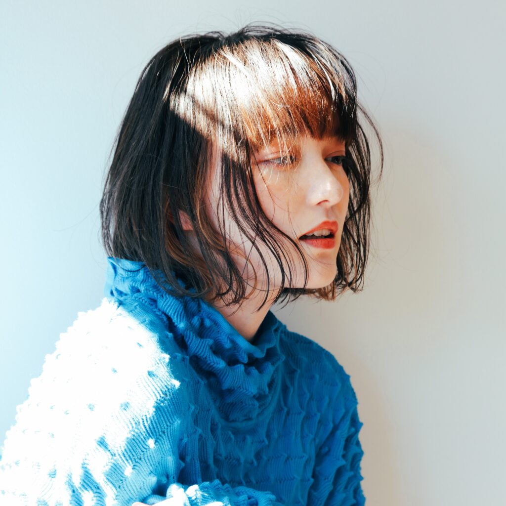 アッシュのショートスタイルの写真