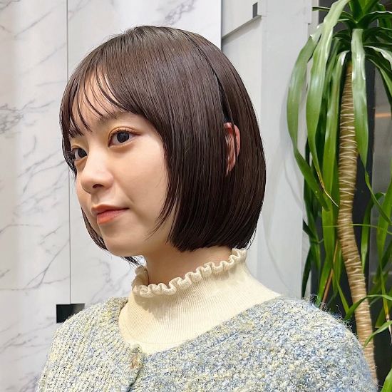 クリアーオブヘアーのショートスタイルの写真