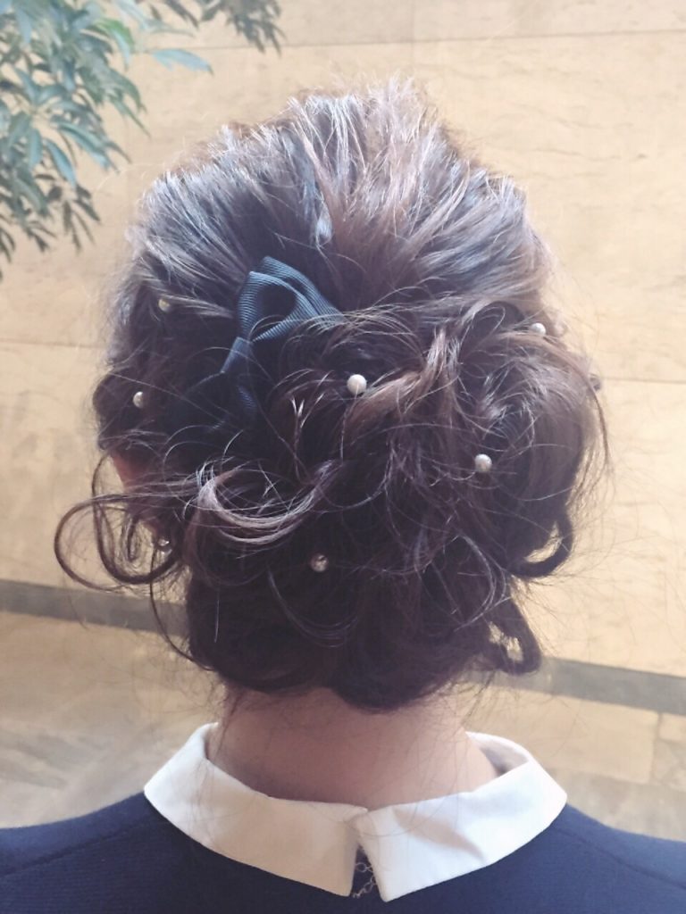 テオのヘアセットの写真