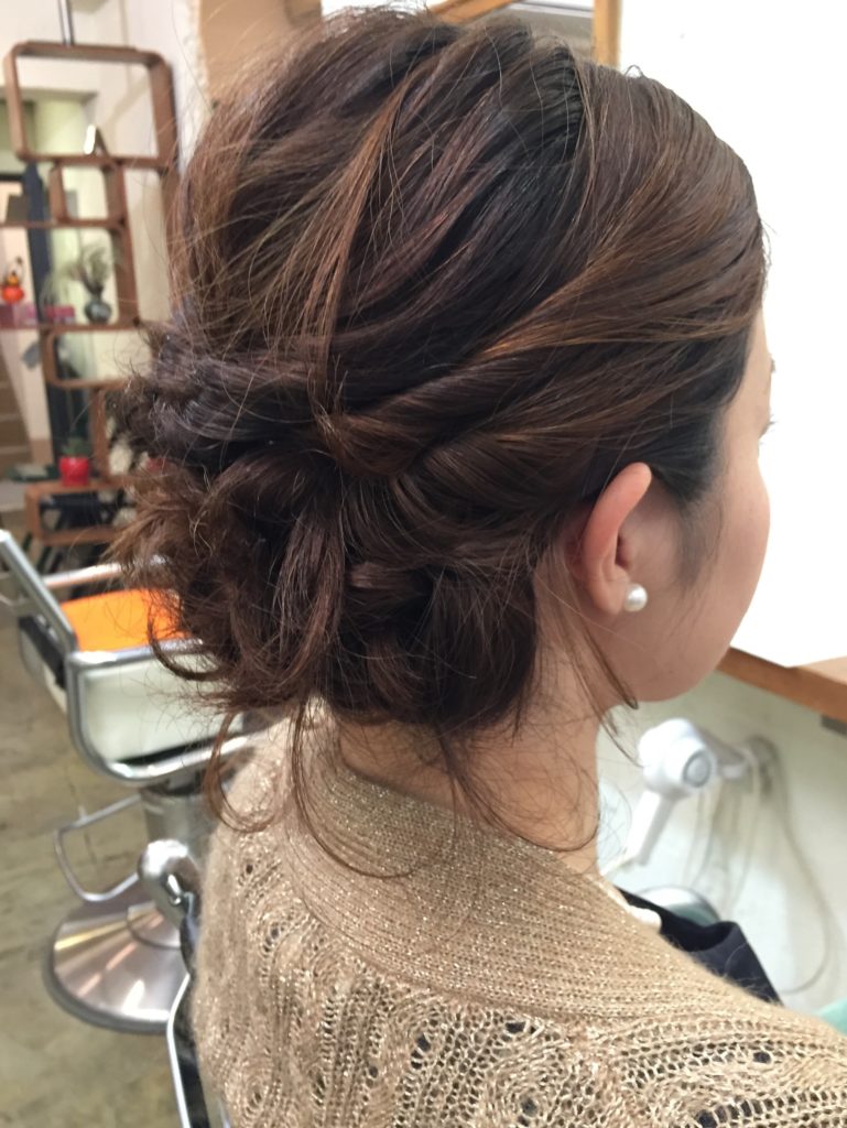 ヘアセットの写真