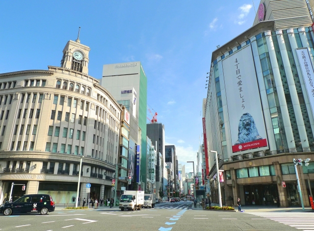 銀座の風景写真