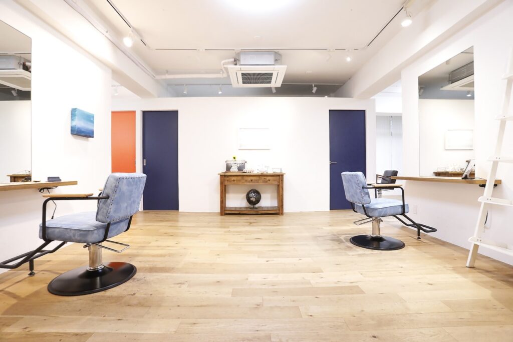 スピンヘアワークスの店内写真