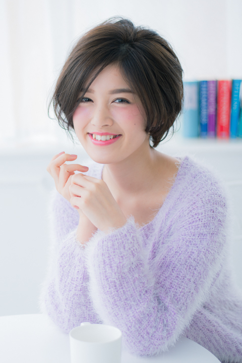 プリモヘアーの黒髪ショートスタイルの写真