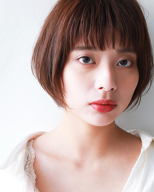 サロンのショートボブスタイル