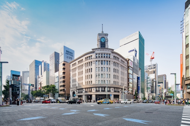 銀座四丁目の写真