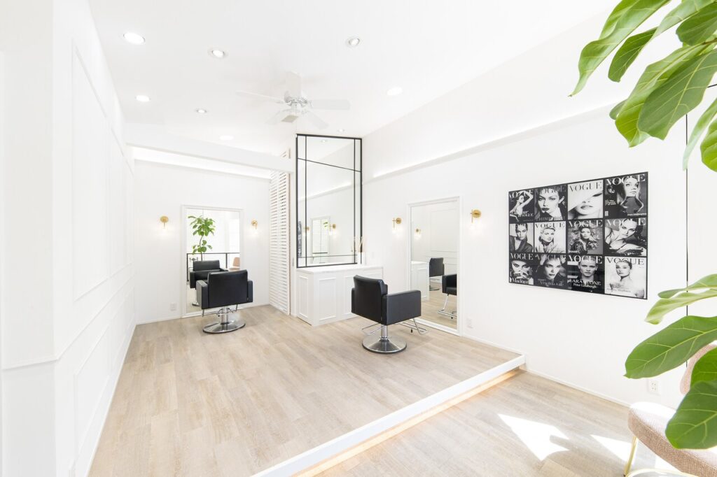 リノ ヘアー デザインの店内写真