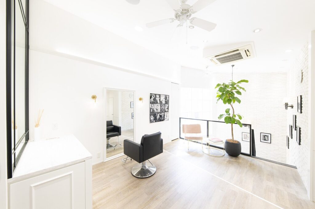 リノ ヘアー デザインの店内写真