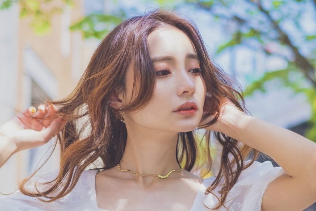 ミューズのロングヘアのスタイル写真