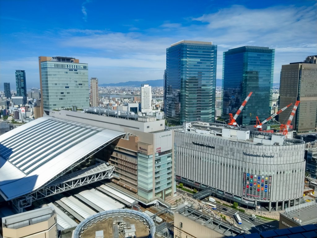 阪急グランドビルからの風景写真