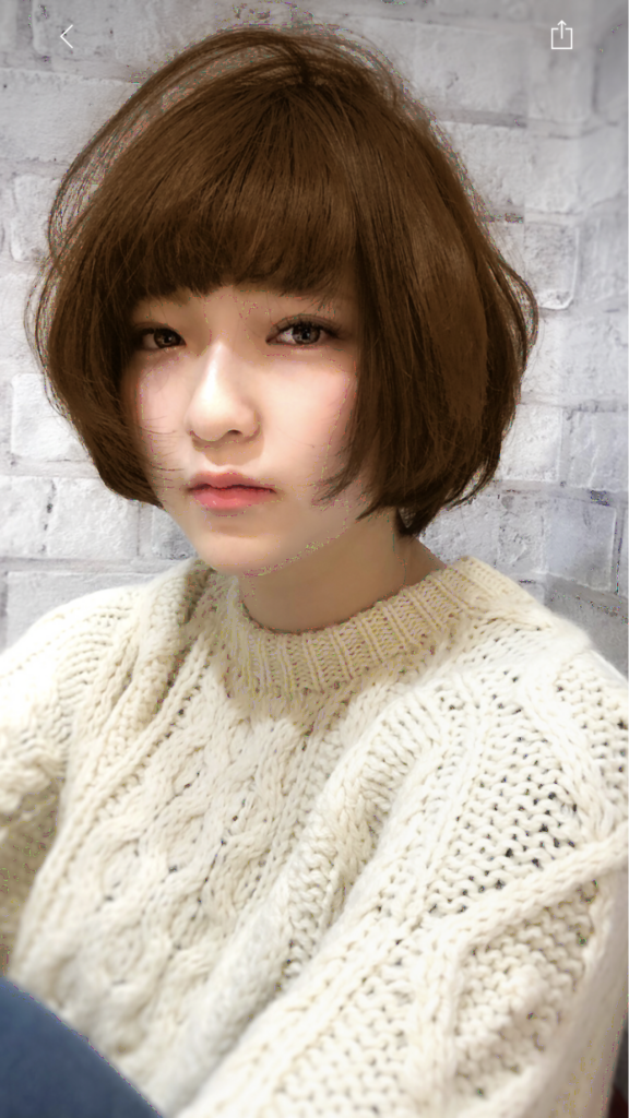 9~10トーンの髪色の写真