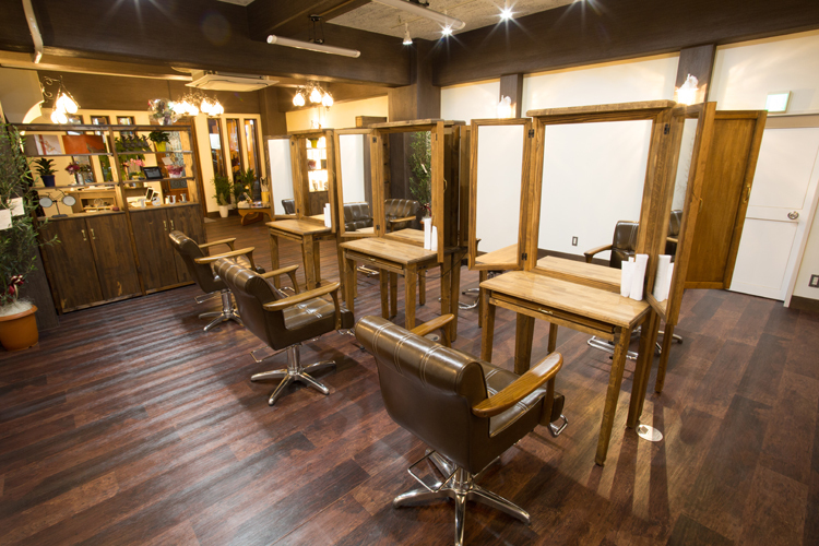 ヘアールストの店内写真