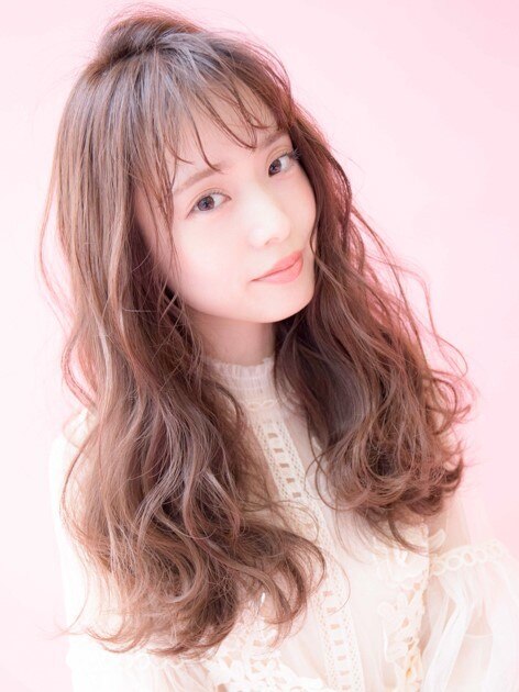 パーマスタイルの写真