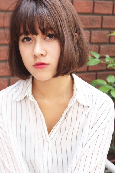 ボブスタイルの写真