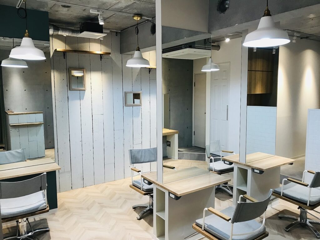 アーム ヘアーの店内の写真