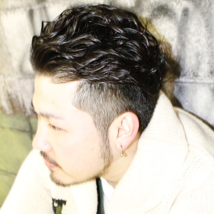 バルバオ サロンドベレーザのヘアセットをした男性の写真