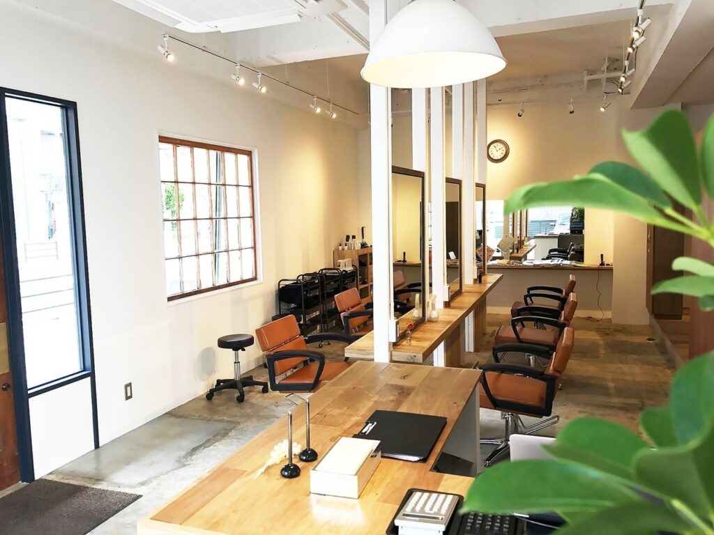 ヘアーアンドスパ パームの店内の写真