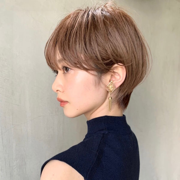 自然な白髪染のスタイル例
