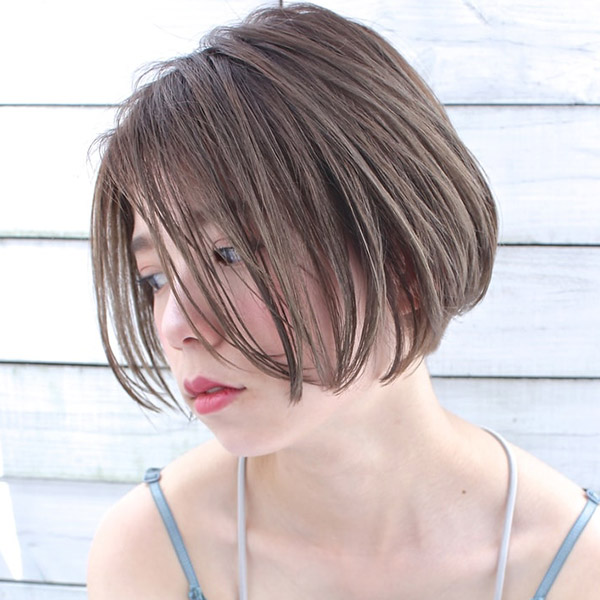 キレイなボブスタイルの写真