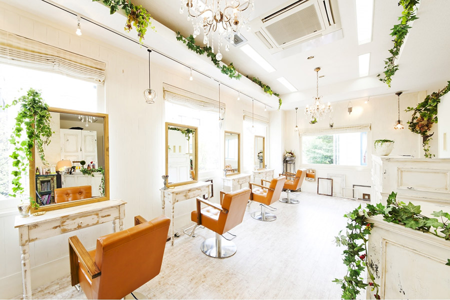 イロドリヘアーデザインの店内の写真