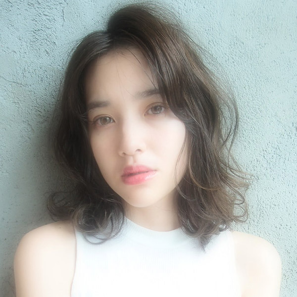 癒された女性の写真