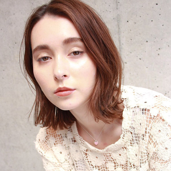 hair make affinoで施術をした女性の写真