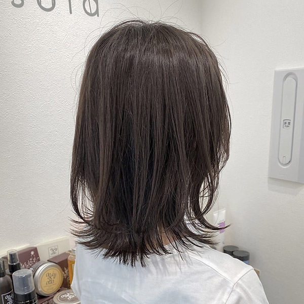 美容室sola の施術の様子