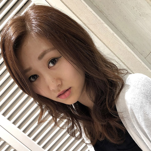 美容室ventieで施術した女性の写真